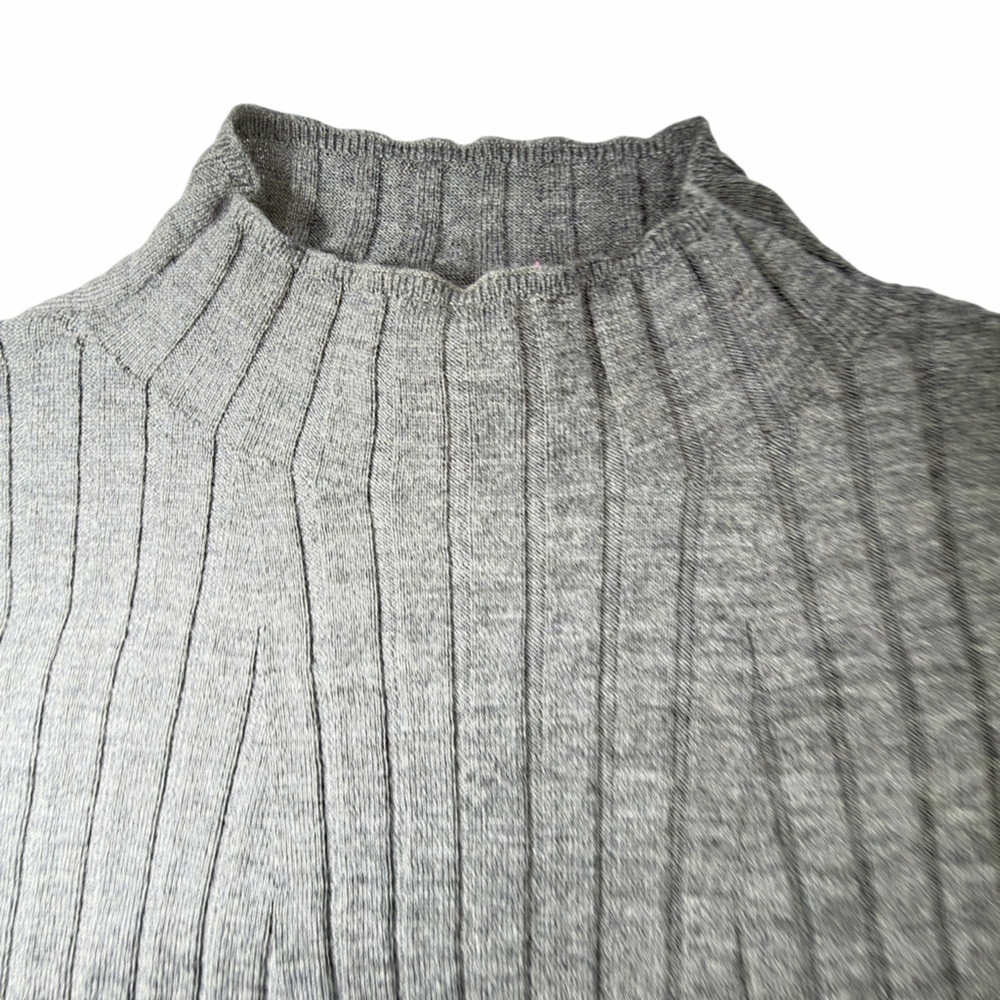 Banana Republic Merino Wool Ribbed Sweater Pullover Mock Neck Size S NEW - Picture 12 of 13